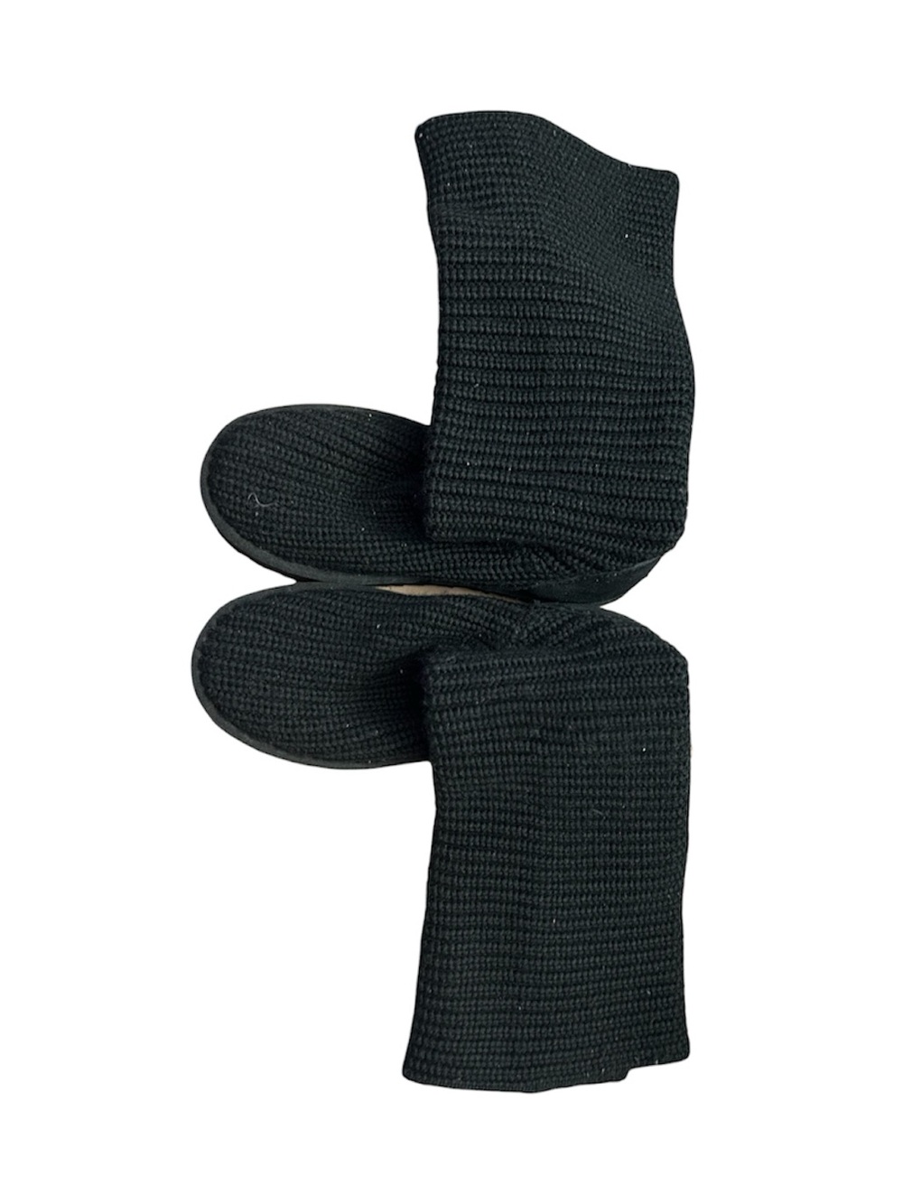 UGG Black Knit Cuff Short Boot - Picture 3 of 8